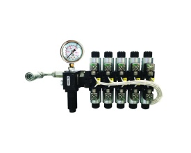Bistable oil solenoid valve